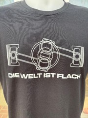 NEW GERMAN WORLD IS FLAT ENGINE T-SHIRT BOXER ENGINE FLAT 6 VEE DUB BUG PORSCH
