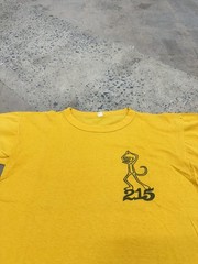 True Vintage 60s 70s Pink Panther 215 Graphic Tee Rare Yellow Single Stitch