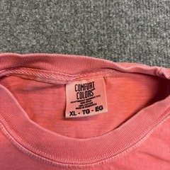Comfort Colors 100% Cotton Garment-Dyed Heavyweight T-Shirt XL Blank Pink Unisex