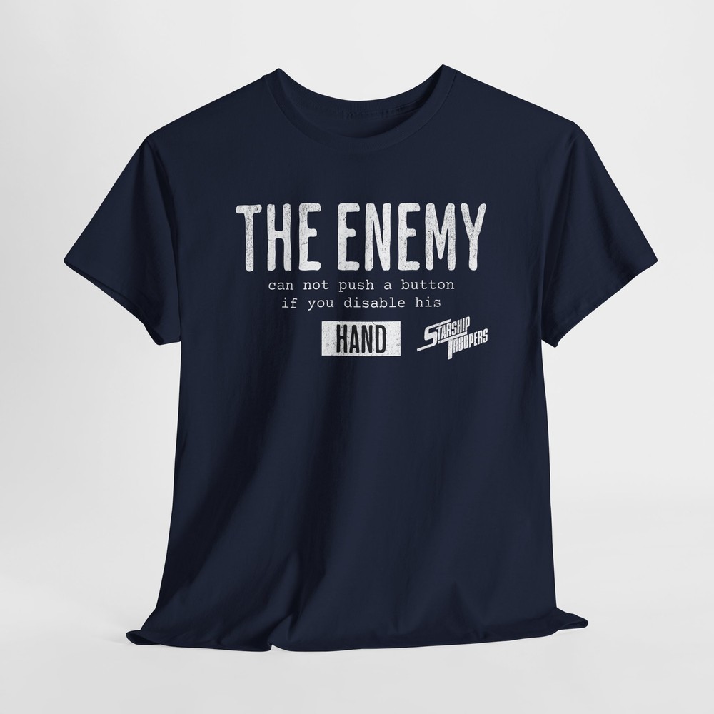 Starship Troopers Retro Military Quote – Premium Heavy Cotton T-Shirt – 9 Colors