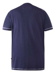 D555 Duke Mens Printed T-Shirt San Francisco Print Navy S M L XL XXL (601206-R)