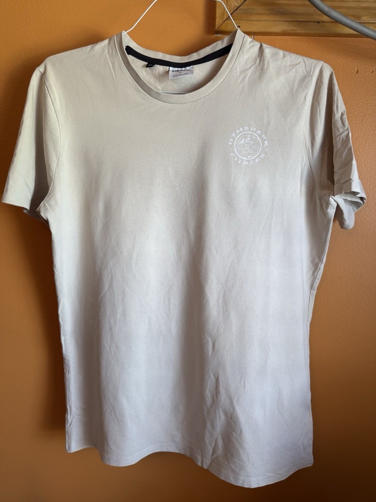 Gymshark Men’s Legacy T-Shirt Pebble Grey Short Sleeves Size Large Worn once