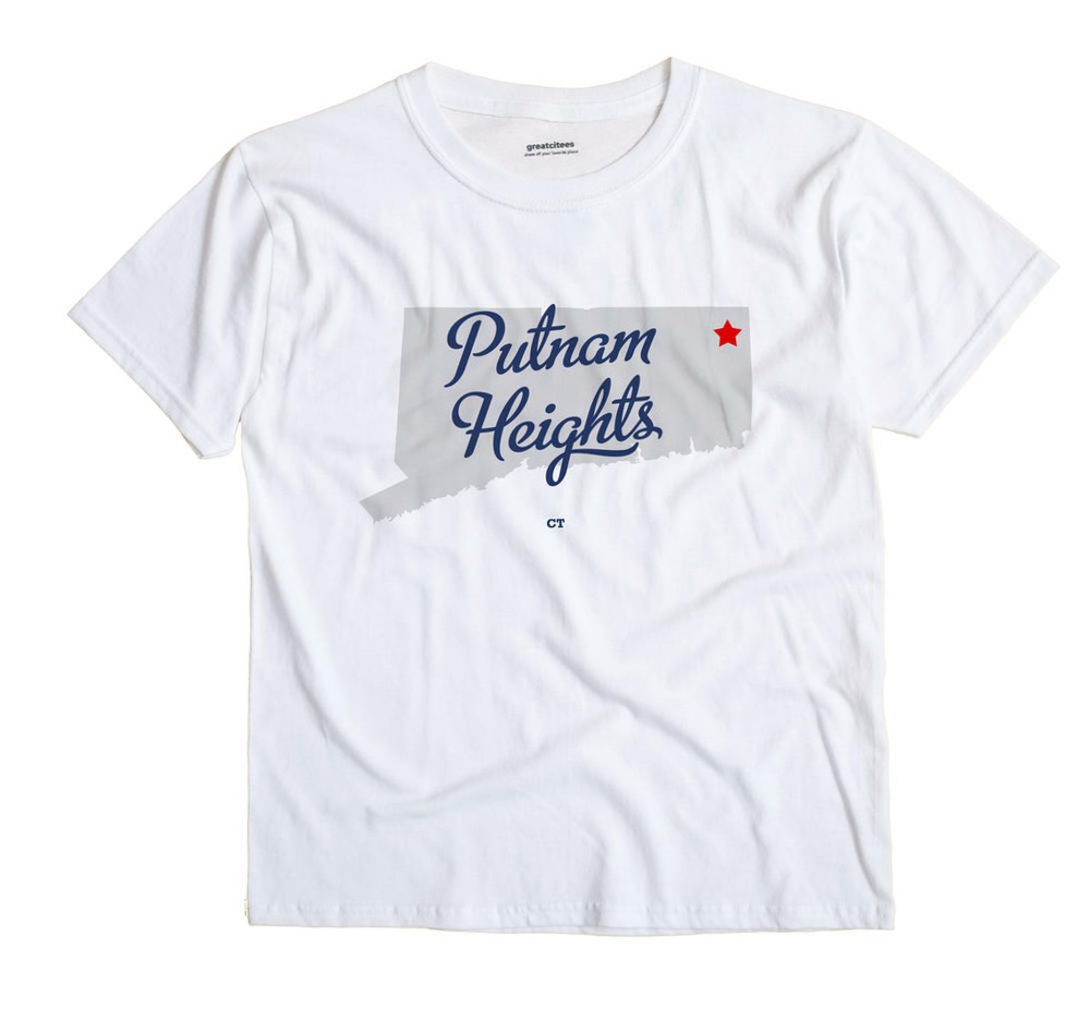 Putnam Heights Connecticut CT T-Shirt MAP