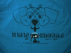 2016 Birmingham Do Dah Day Blue 2XL T Shirt Cat Dog Pets Alabama FREE SHIPPING