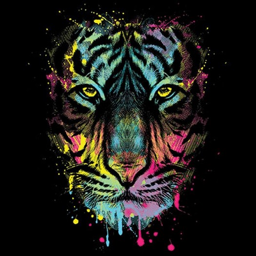 Dripping Tiger T Shirt You Choose Style, Size, Color 10740