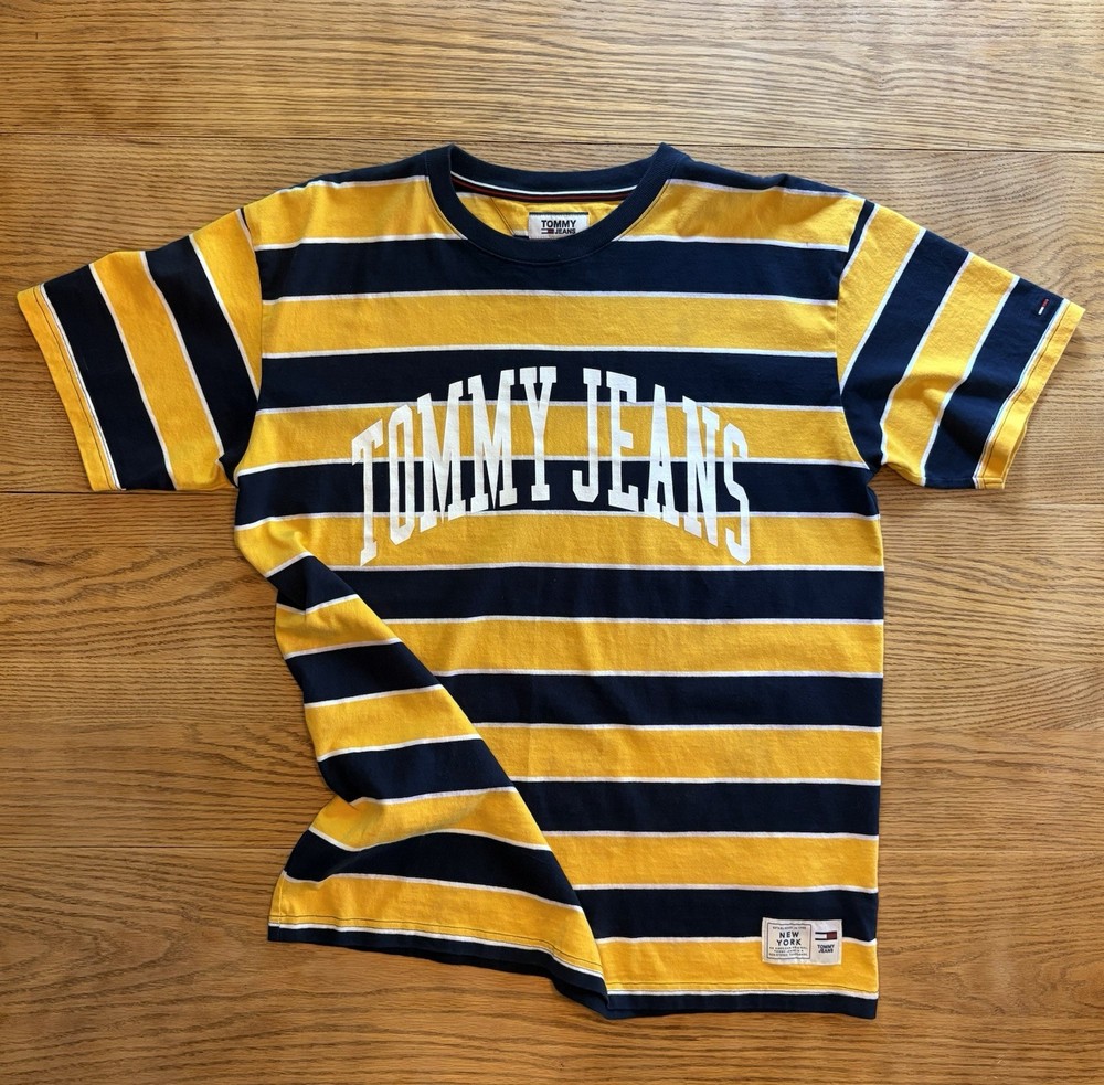 Tommy Hilfiger | Tommy Jeans Men’s Size Large Collegiate Stripe Tee