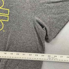 Old Navy Star Wars Mens T-Shirt XXL Crew Neck Heather Gray Yellow Logo Gift