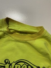 Lot Of 2 Suavecito Pomade Hair Styling Graphic L/S Orange Neon T-Shirts Sz. M