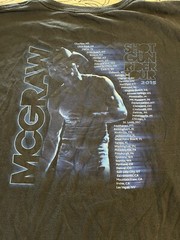 Tim McGraw Shotgun Rider Tour Shirt Size Large With Dates