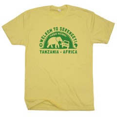 Serengeti Africa T Shirt National Park Elephant Vintage Safari Tanzania