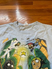 Gildan Men’s M Sky blue Gamer Tshirt Mario, Vader Zelda Size XL