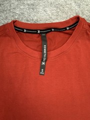 Kenneth Cole Men’s Red Crew Neck T-Shirt Size Small Stretch Cotton Tee