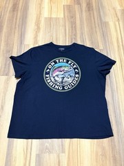 Hybrid On The Fly Fishing Guides Tee Shirt Men’s 3XLT Black