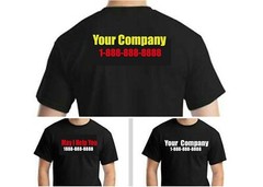 Custom T-shirt Personalized T-shirts Add Your Own Text For You or Your Company