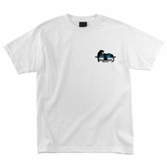 Santa Monica Airlines Natas Kaupas PANTHER LIMITED Skateboard T Shirt WHITE