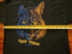 VINTAGE BIG CAT T SHIRT LOT x3 TIGER PANTHER MOUNTAIN OUTDOOR LIFE ANIMAL PLANET