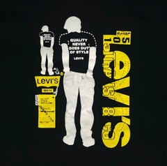 Vintage Levis 501 T Shirt Black