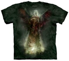 The Mountain Tie Dye T-Shirt Death Angel Cherub Demon Devil Horror Spirit Evil