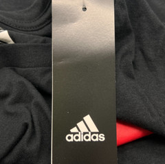Adidas The Go-To Tee Black Cities, State or Plain 3 Striped Logo T-Shirt Men