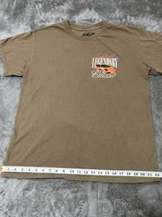 Popular Poison Men’s Brown Cars Graphic Print Short Sleeve Crew Neck T-Shirt L