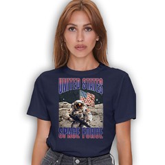 United States Space Force T-Shirt – Space Military Astronaut Graphic Tee