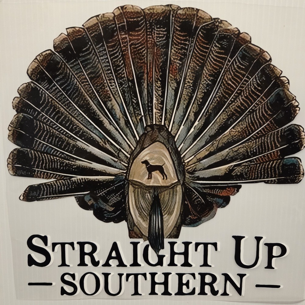 AMERICAN OUTFITTERS STRAIGHT UP SOUTHERN TURKEY HUNTER DOG POCKET SHIRT #0110