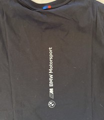 NWT Puma BMW Motorsport MMS Nightride T Shirt Men’s BLACK Size SMALL