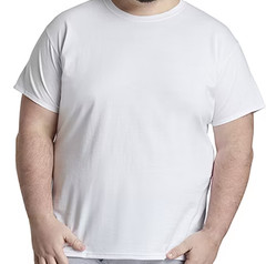 3 Pack Fruit of the Loom Premium Big Man Crew Neck 2XB T-Shirts White Mens NEW