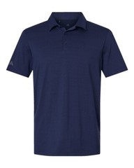 ADIDAS GOLF Men’s Size S-3XL Textured Stripe Polo Collared Sports Shirt