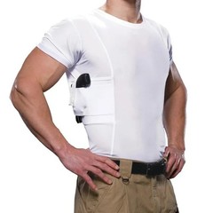 Concealment Clothes Men’S Crew Neck Undercover- Concealed Holster Carry Tops :)