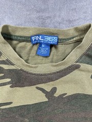 finish Line 365 Camo Shirt Baggy Large Y2K FINL365