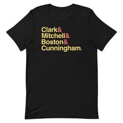 FEVER Star Teammates T-SHIRT Clark Boston Mitchell & Cunningham IN Basketball