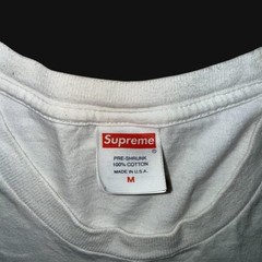 Supreme Men’s Short Sleeve T-Shirt Medium, Made In USA, White