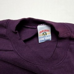 Vintage Las Vegas Shirt Graphic Purple Burgandy Jerzees Large Mens L Tee 90s