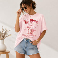 HOT Luxury Bachelorette Party Shirt Custom Text Bridal Crew Tee Gift SummerVibes