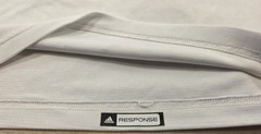 Used ADIDAS Climacool Response Mens White Tshirt 100% Polyester Shirt Size M Med