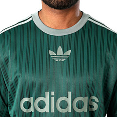 NEW MEN’S ADIDAS ORIGINALS TREFOIL POLY TEE SHIRT ~SIZE LARGE #JP1028 RARE!