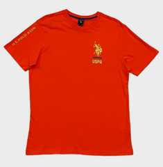Men US Polo Assn Big Player USPA Logo Short Slev. Crewneck Classic Tee T Shirt L