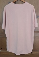 Bylt Mens Pink Clay Drop Cut Lux Short-sleeved T-shirt Size XXL