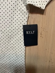 BYLT Premium Basics Drop Cut Short Sleeve Lux White T-Shirt Men’s Medium *NEW*
