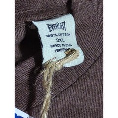 Everlast Heritage Joe Louis The Brown Bomber T-Shirt Brown 3XL Made in USA NWT