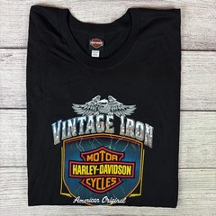 2023 Harley Davidson Motorcycles Vintage Iron Graphic T-shirt size Men’s 4XL