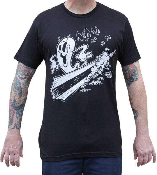 NWT Lowbrow Art Company Mens WATERY GRAVE Tee Shirt BLACK SMALL-2XLARGE LIMITED