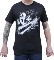 NWT Lowbrow Art Company Mens WATERY GRAVE Tee Shirt BLACK SMALL-2XLARGE LIMITED