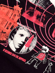 Deep Red (1975) Movie Graphic M Black T-Shirt Horror Argento Profundo Goblin