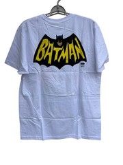 NEW Bait X Batman Men’s Large T Shirt Adam West DC Comics Art Modern White