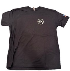 Positive Times T Shirt American Flag On Sleeve Quality Fast Shipping L +x