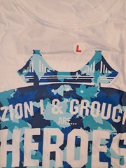 Bay Island Sportswear Men’s Large White Zion & Crouch Heroes City of Dope