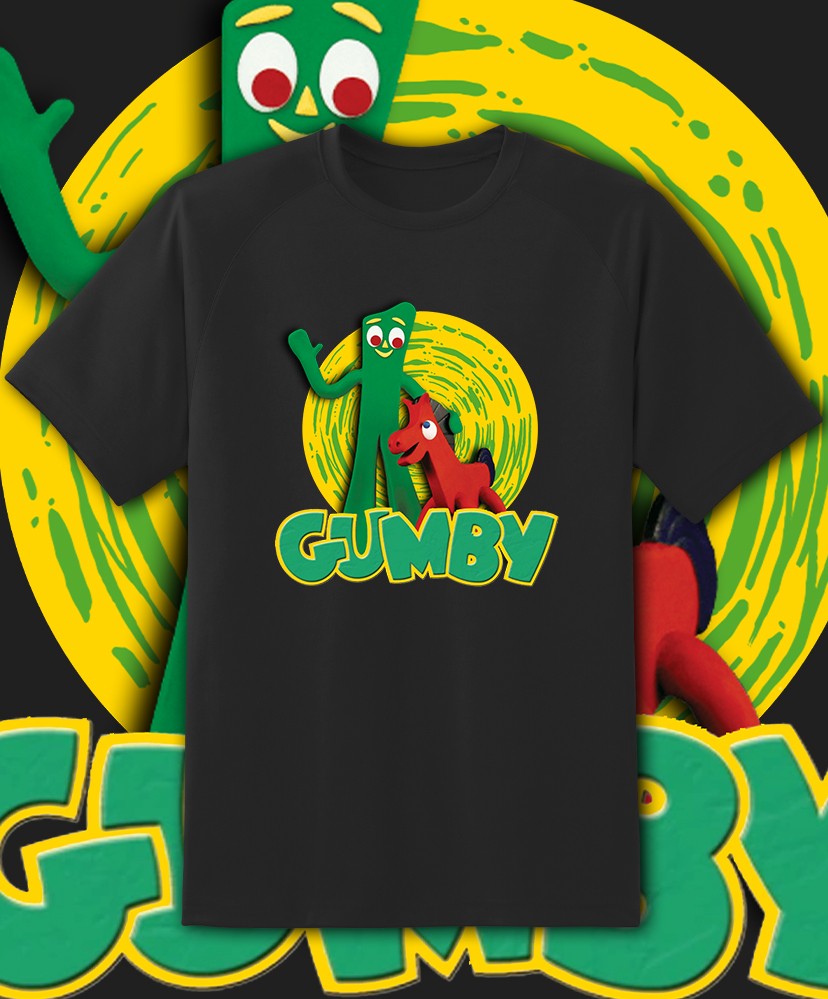 Gumby And Pokey Cartoon T Shirt Adult & Youth sizes! Fast Ship!