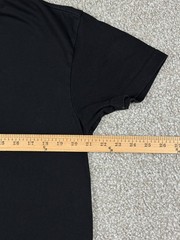 Buckle BKE Shirt Mens Extra Large Black Short Sleeve V Neck Slim Fit Casual XL